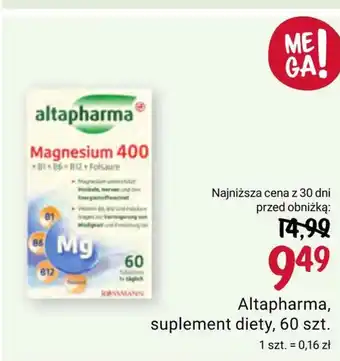 Rossmann Suplement diety Altapharma oferta