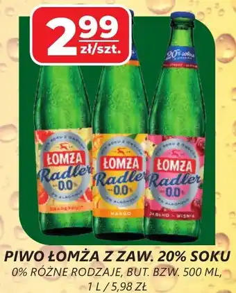 Top Market PIWO ŁOMŻA 20% SOKU 500 ML oferta