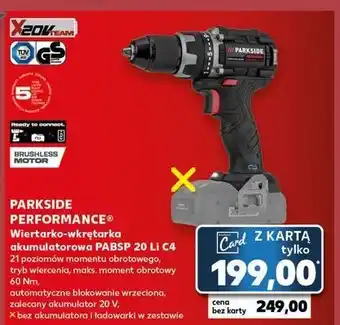 Kaufland Wiertarko-wkrętarka akumulatorowa 20 v Parkside oferta