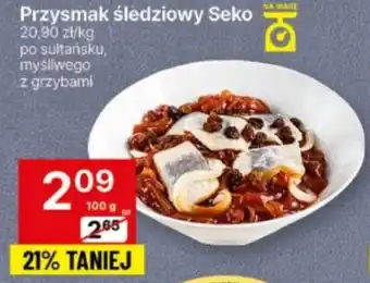 Delikatesy Centrum Przysmak śledziowy Seko 100g oferta