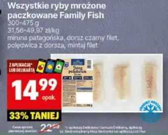 Delikatesy Centrum Wszystkie ryby mrożone paczkowane Family Fish 300-475 g oferta