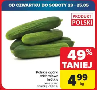 Carrefour Ogórki Polski oferta