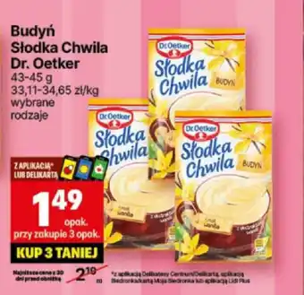 Delikatesy Centrum Budyń Słodka Chwila Dr. Oetker 43-45 g oferta