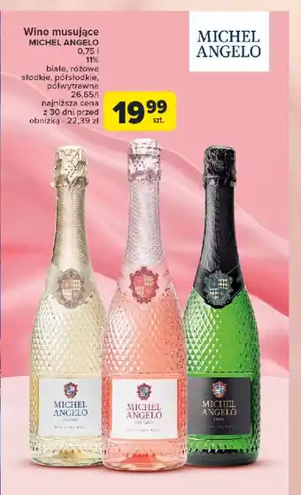 Carrefour Wino półsłodkie Michelangelo Bianco oferta