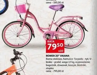 Auchan Rower dziecięcy 20 vaiana oferta