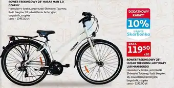 Auchan Rower trekkingowy man 28 Husar oferta