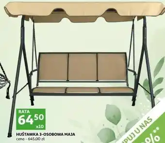 Auchan Huśtawka 3-osobowa maja oferta