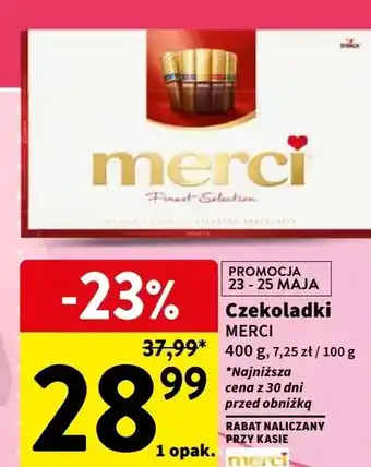 Intermarche Bombonierka czerwona Storck Merci oferta