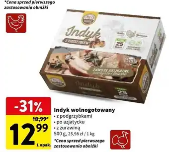 Intermarche Indyk wolno gotowany z podgrzybkiem Wielkopolski oferta