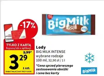 Intermarche Lód choco Algida Big Milk oferta