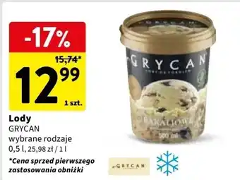 Intermarche Lody bakaliowe Grycan oferta