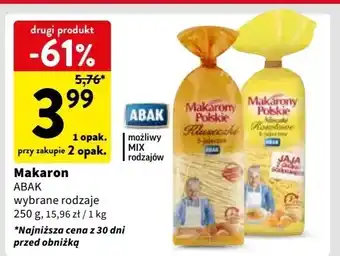 Intermarche Makaron 4-jajeczny niteczki rosołowe Makarony Polskie oferta