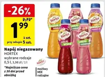 Intermarche Napój jabłko-rabarbar Hortex oferta