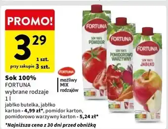 Intermarche Sok 100% pomidorowo-warzywny Fortuna oferta