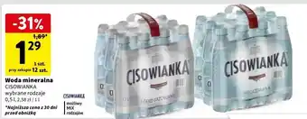 Intermarche Woda niegazowana Cisowianka oferta