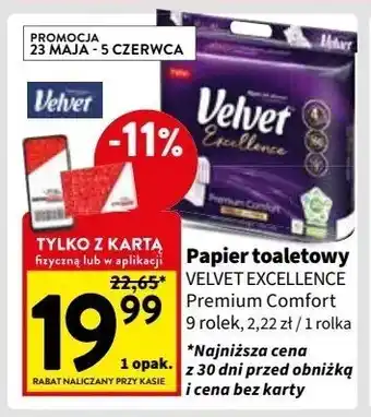 Intermarche Papier toaletowy Velvet Excellence oferta