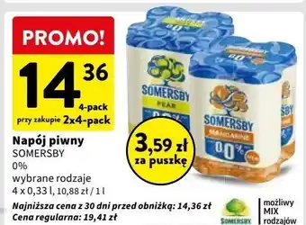 Intermarche Piwo Somersby Pear 0.0% oferta