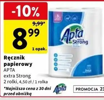 Intermarche Ręcznik kuchenny extra strong Apta oferta