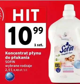Intermarche Płyn do płukania senstive Sofin Complete Care oferta