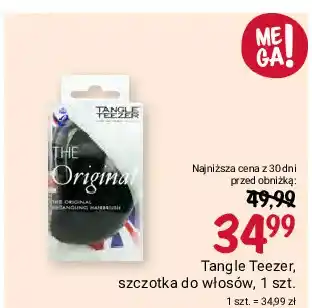 Rossmann Szczotka do włosów original czarna Tangle Teezer oferta