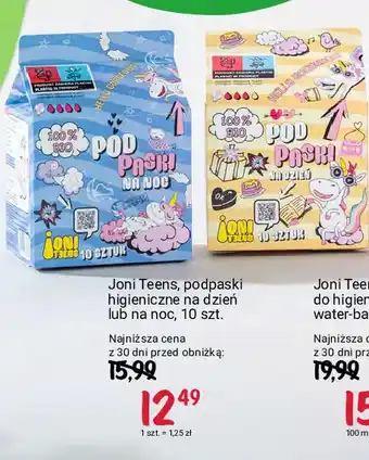 Rossmann Podpaski higieniczne na dzień Joni Teens oferta