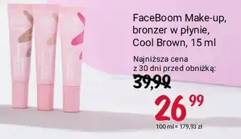 Rossmann Bronzer w płynie champagne toast Face Boom oferta