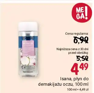 Rossmann Płyn do demakijażu oczu Isana oferta