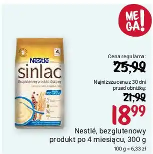 Rossmann Kaszka zbożowa bezglutenowa bez dodatku cukru Nestle Sinlac oferta