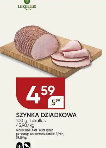 Chata Polska SZYNKA DZIADKOWA 100 g oferta