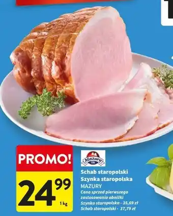 Intermarche Szynka staropolska Mazury Ełk oferta