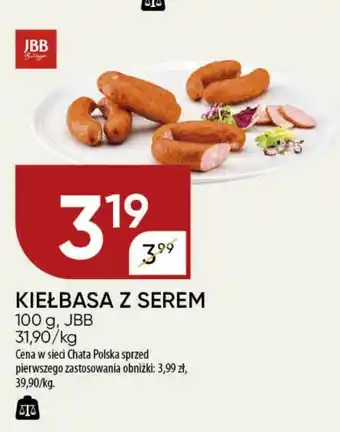 Chata Polska KIEŁBASA Z SEREM 100 g oferta