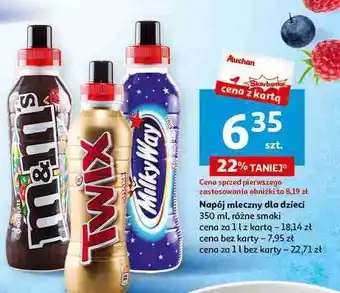 Auchan Napój mleczny Milky Way Milk oferta