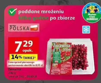 Auchan Żurawina leśna Auchan Pewni Dobrego oferta