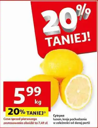 Auchan Cytryny oferta