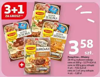 Auchan Soczyste skrzydełka z miodem Winiary Pomysł Na oferta