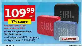 Auchan Głośnik bluetooth go essential Jbl oferta