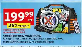 Auchan Głośnik spk1005 helios 2 Manta oferta