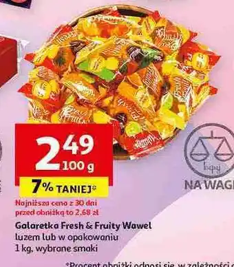 Auchan Galaretki Wawel Fresh & Fruity oferta