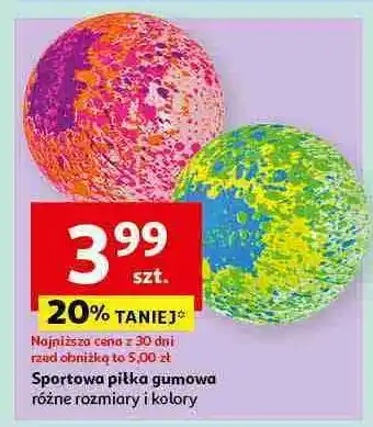 Auchan Piłka gumowa oferta