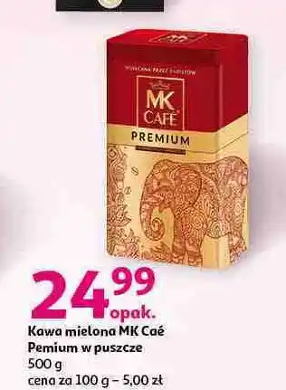 Auchan Kawa w puszce Mk Cafe Premium oferta