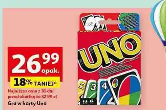 Auchan Gra uno Mattel oferta