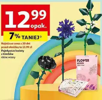 Auchan Kwiatek z klocków oferta