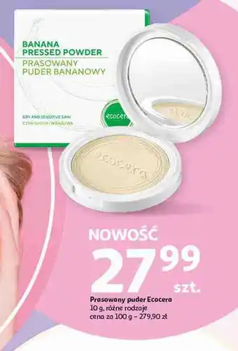 Auchan Puder prasowany bananowy Ecocera oferta