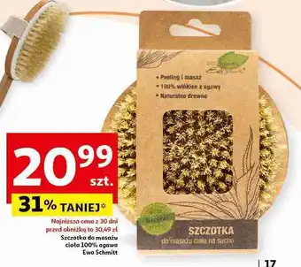 Auchan Szczotka do masażu agawa Ewa Schmitt oferta