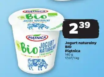 Netto Jogurt naturalny BIO Piątnica 140 g oferta