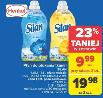 Carrefour Płyn do płukania tkanin Silan oferta