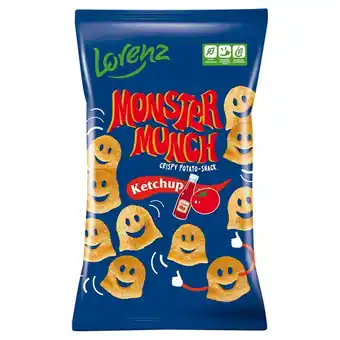 Carrefour Monster Munch Chrupki ziemniaczane ketchup 100 g oferta