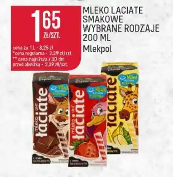 Społem Mleko Łaciate oferta