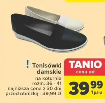 Carrefour Tenisówki damskie oferta