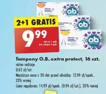Biedronka Tampony O.b oferta